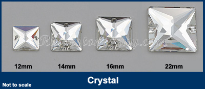 RG Premium Square Sew On Crystal